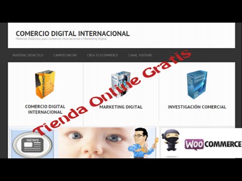 Crear tienda online gratis - Comercio Digital Internacional